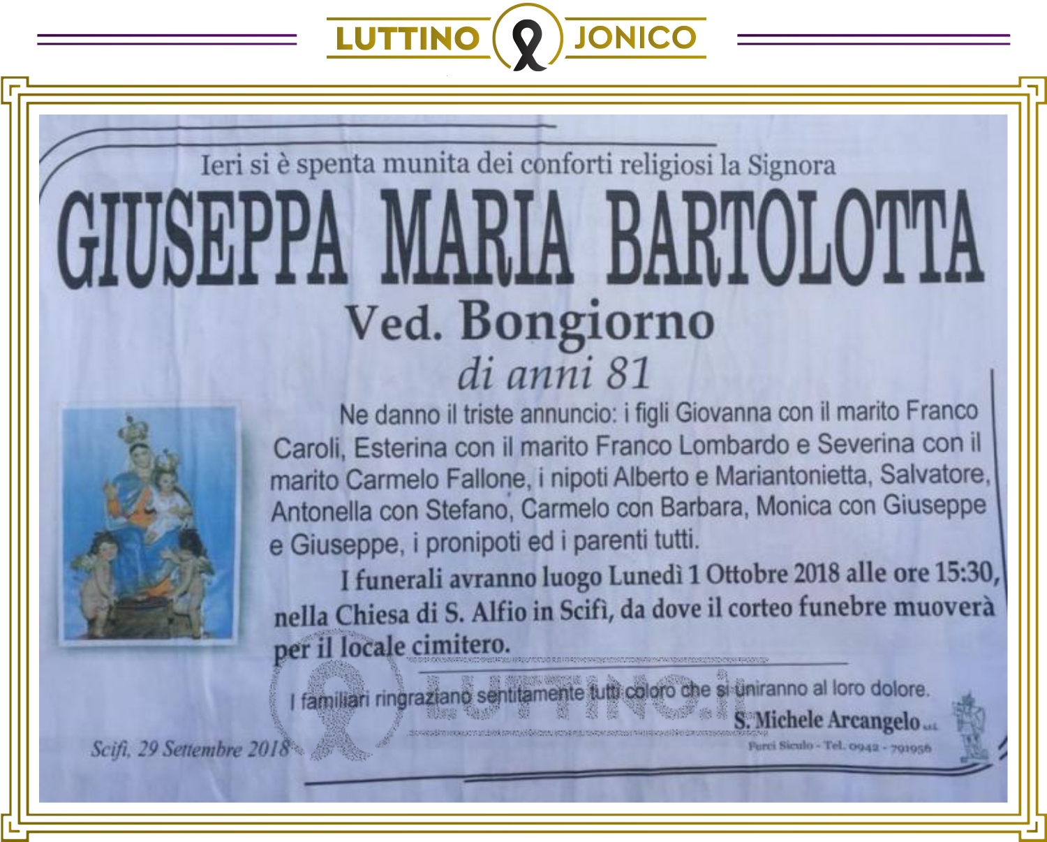 Giuseppa Maria Bartolotta